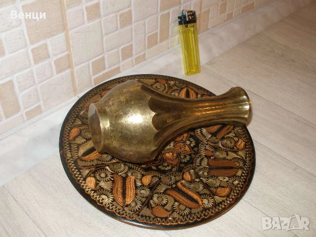 Чиния Ваза - Мед Месинг, снимка 10 - Антикварни и старинни предмети - 52659637