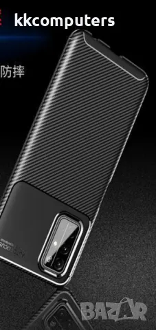 Калъф силикон Auto Focus Карбон за Samsung S25 Plus / Черен Баркод : 3131977, снимка 2 - Калъфи, кейсове - 50325892