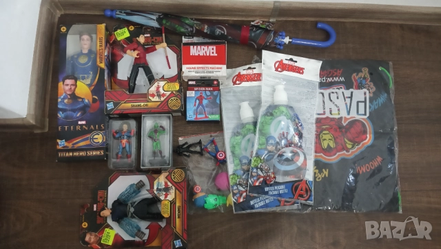 Marvel марвел колекция фигурки мешка шише вода герой тонколона, снимка 2 - Колекции - 52131724