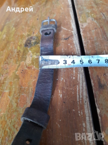 Стара кожена каишка, снимка 5 - Други ценни предмети - 53286224