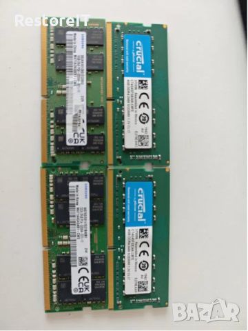 SODIMM RAM 4GB 2400 mhz - Crucial чисто нови, снимка 1 - RAM памет - 46581974