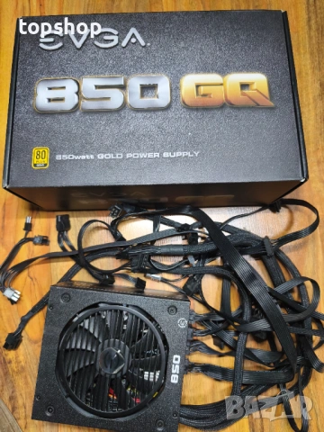 Захранване EVGA 850 BQ 850W Bronze Полумодулно , снимка 8 - Захранвания и кутии - 54093840