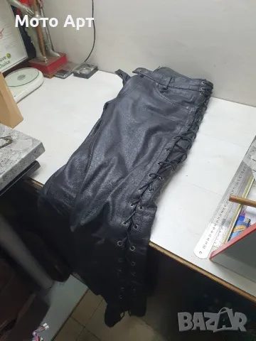 Мото Кожен Панталон Spirit Motors Рокерски за Мотор Мотортиски Размер М Рестни Чопър Екипировка, снимка 3 - Аксесоари и консумативи - 49745972