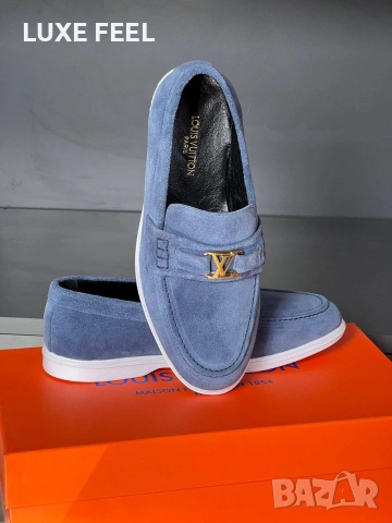 Louis Vuitton ⚜️ Мокасини⚜️ Естествена Кожа , снимка 18 - Мокасини - 53599439