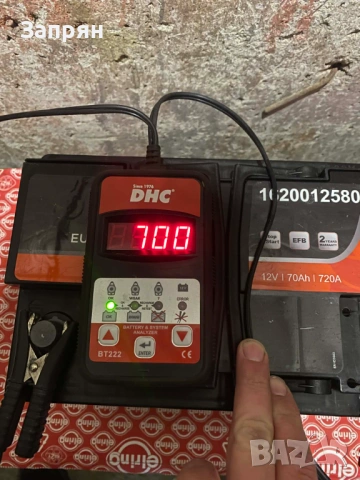 Aкумулатор EFB 70 ам/ч 720 А усилен стартов ток, снимка 2 - Части - 53587429