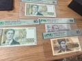 Български Банкноти УНЦ със и без греид 1951+ , снимка 4