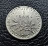 Стара сребърна монета 1 франк 1916 г. Франция- перфектна!, снимка 11