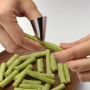 Стоманен протектор за пръсти за рязане на зеленчуци и белене на ядки - 1бр, снимка 4