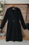 Черна официална елегантна рокля , снимка 9