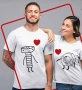 Тениски за двойки – King & Queen / Забавни дизайни / Подарък, снимка 7