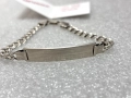 Сребърна Гривна с плочка (проба 925)- 13,00 грама, снимка 3