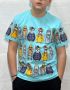 Детска памучена тениска за момче CEGISA, снимка 1