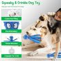 Нови 2 броя Интерактивни плюшени играчки октопод за кучета, без пълнеж, снимка 3