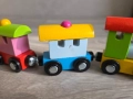 Дървено влакче Goki с магнитно свързване , снимка 3