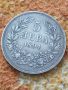 Сребърна монета 5 лева 1894 година Фердинанд първи 44804, снимка 1