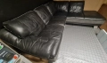 Ъглов диван естествена кожа, снимка 3