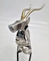 Метална скулптура Антилопа, снимка 1
