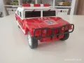 Голяма стара оригинална и брандирана играчка от 1999, Hummer H1, HUMVEE, 29 см. работи, снимка 7