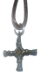 Старинен бронзов рицарски кръст от епохата на кръстоносците, снимка 1