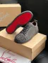 Christian Louboutin Мъжки Велурени Обувки Със Шипове - 2 Налични Цвята Код E255, снимка 7