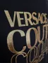 Versace Jeans Couture черен суичър с двойна златна щампа, снимка 5