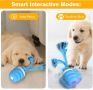 PUHOHUN Играчка за кучета, интелигентна търкаляща се топка за малки кучета, вибрираща, подскачаща, снимка 6