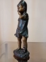 Бронзова фигура на арабско дете, снимка 2
