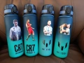 Футболни шишета за вода Меси и Роналдо, Messi and Ronaldo шише за училище с футболисти, снимка 1