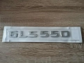 сребрист надпис Mercedes Benz GLS 550, снимка 1