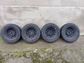 зимни гуми с железни джанти 14 цола от Сеат Ибиза, VW Голф, снимка 4