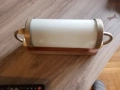 Продавам  стенна лампа  комбинация дърво и стъкло, снимка 1