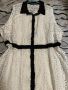 Красива голяма лятна дамска рокля от бяла дантела (размер 3ХЛ), снимка 2