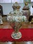 Уникална много красива антикварна италианска порцеланова купа с капак , снимка 1 - Антикварни и старинни предмети - 45637657