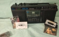 Радиокасетофон SKR 720 INCOMS Mezdra RFT radio cassette player-ретро /vintage/, снимка 1