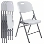 Комплект 4 броя сгъваеми кетъринг столове за градина и събития - удобни и издръжливи, снимка 4