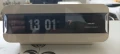 Vintage Krups type 625 flip clock alarm clock white West German space age atomic Mid-Century 60s 70s, снимка 1
