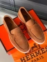 мокасини от естествен велур hermes , снимка 2