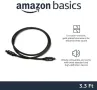 Amazon Basics Toslink цифров оптичен аудио кабел, многоканален, позлатени конектори, 1 метър, снимка 5