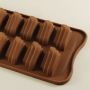 14 пралини надигнати силиконов молд форма калъп за шоколадови бонбони и фондан и др, снимка 1 - Форми - 45864826