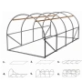 Градиснка оранжерия New Solution - отлична защита за вашите култури - 4 х 2,5 х 2м, снимка 13