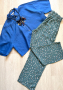 Панталон Numph & ленена туника в страхотен наситен цвят Л размер, снимка 4