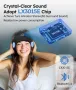 Слушалки за сън LC-dolida Bluetooth V5.4, лента за глава с микрофон, снимка 3