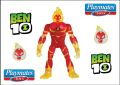 Ben 10 Power Up Heatblast Action Figure Lights & Sounds , снимка 1