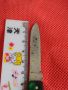 Стар джобен нож от соца с маркировка П.Денев Габрово уникат перфектно състояние 44812, снимка 2