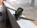 Метална руско оръдие гаубица топ играчка модел макет