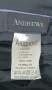Оригинален официален мъжки костюм Andrews Андрюс размер 46(М) в черен цвят сако,панталон,вратовръзка, снимка 9