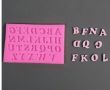 малки главни букви азбука латиница английски 3 вид силиконов молд форма украса торта фондан шоколад, снимка 2