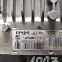 Компютър двигател за Peugeot 1007 1.4 HDi, 68 , Siemens 5WS40171C-T / SW9655939780., снимка 2 - Части - 44978382
