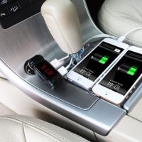 Блутут за кола (MP3player  FM предавател  зарядно USB и Bluetooth), снимка 3 - Аксесоари и консумативи - 45981206