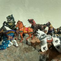 Екшън фигури , коне на рицари с богата орнаментика .  , снимка 8 - Фигурки - 45544434